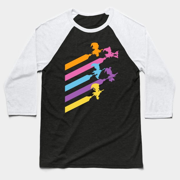 Magic colors Baseball T-Shirt by Domichan